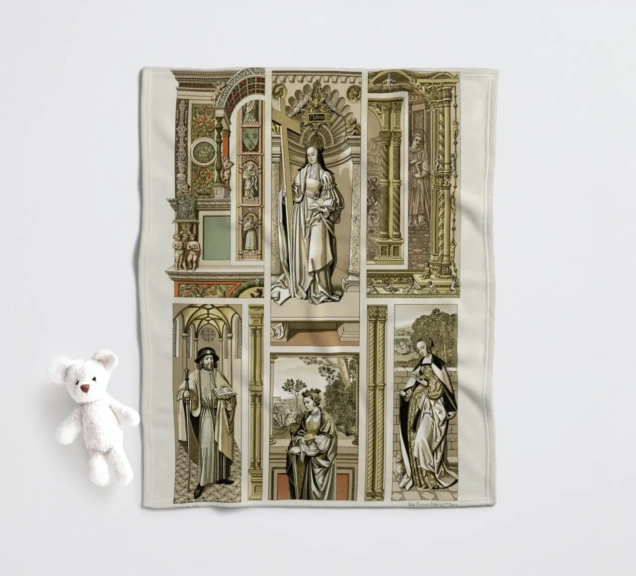 Albert Racine: Figure e architettura del Rinascimento - Storico coperta in pile da ClubArt
