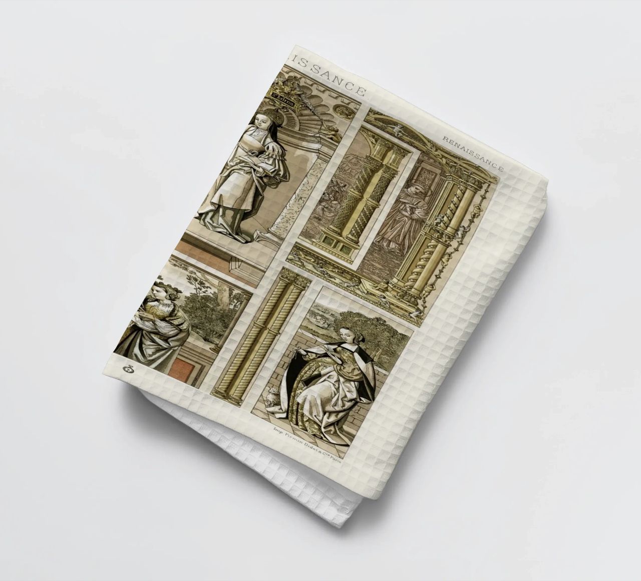 Albert Racine: Renaissance Figures & Architecture - Historic torchon de ClubArt