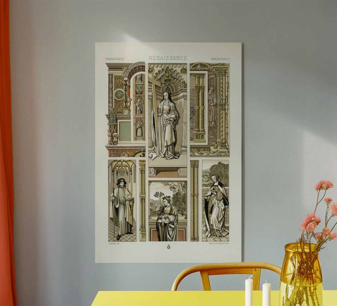 Albert Racine: Renaissance Figures & Architecture - Historic plexiglas de ClubArt