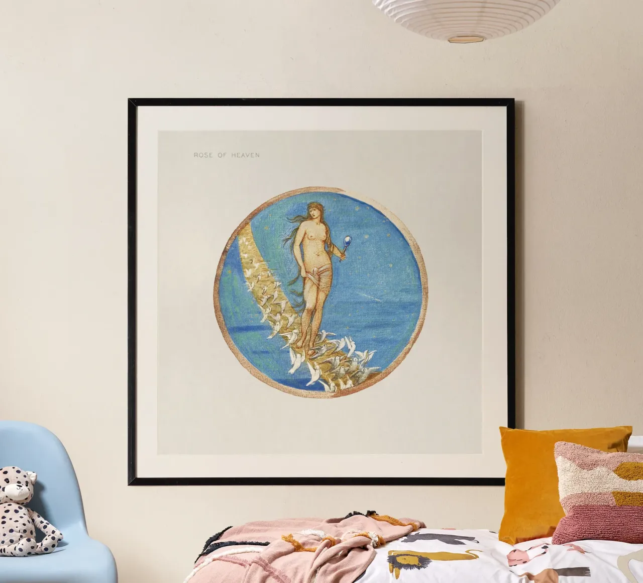 Burne-Jones: Rosa del cielo - Arte simbolista del libro sui fiori (190 poster da ClubArt
