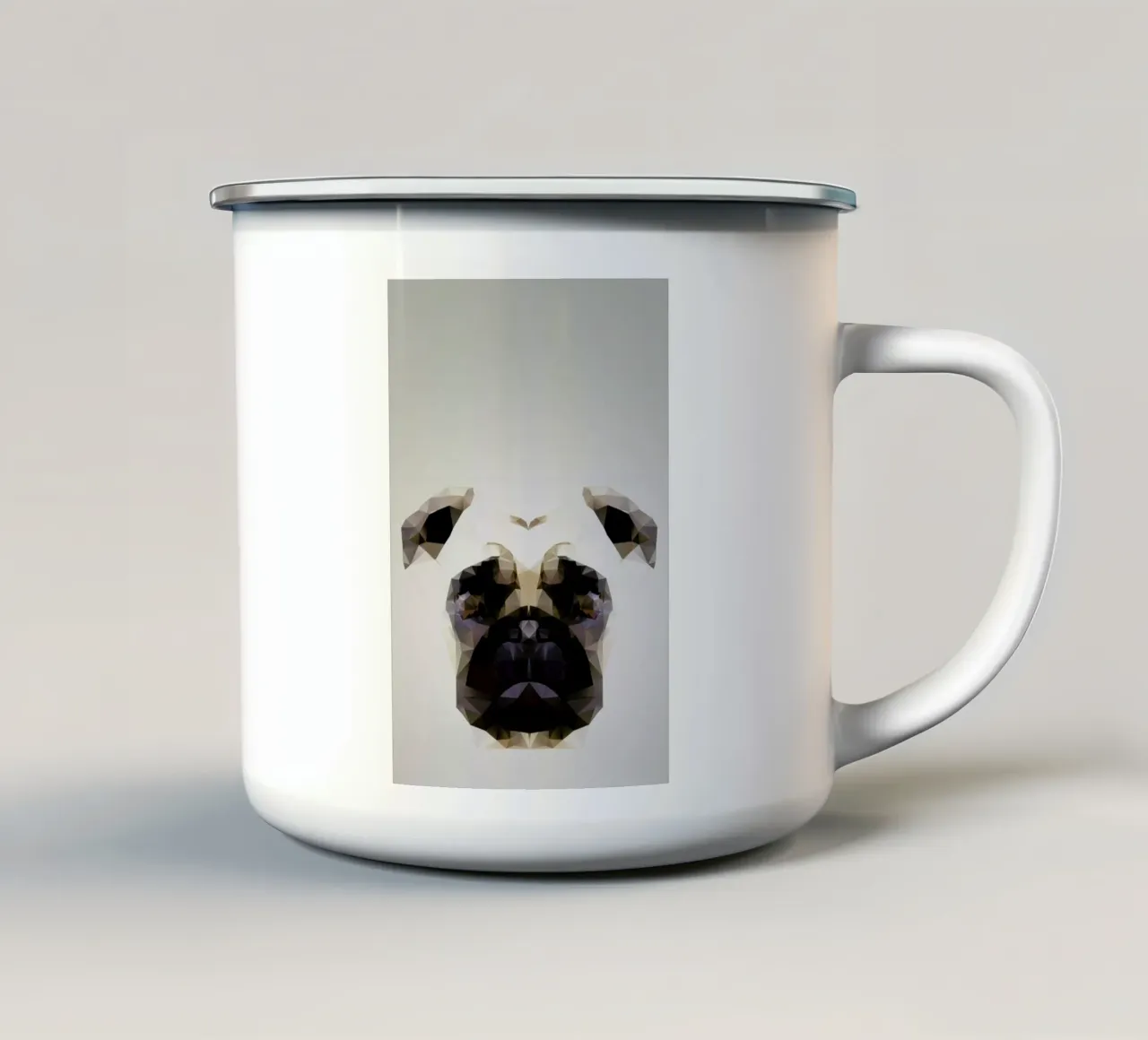 Pug 2014 tazza in smalto da Three Of The Possessed