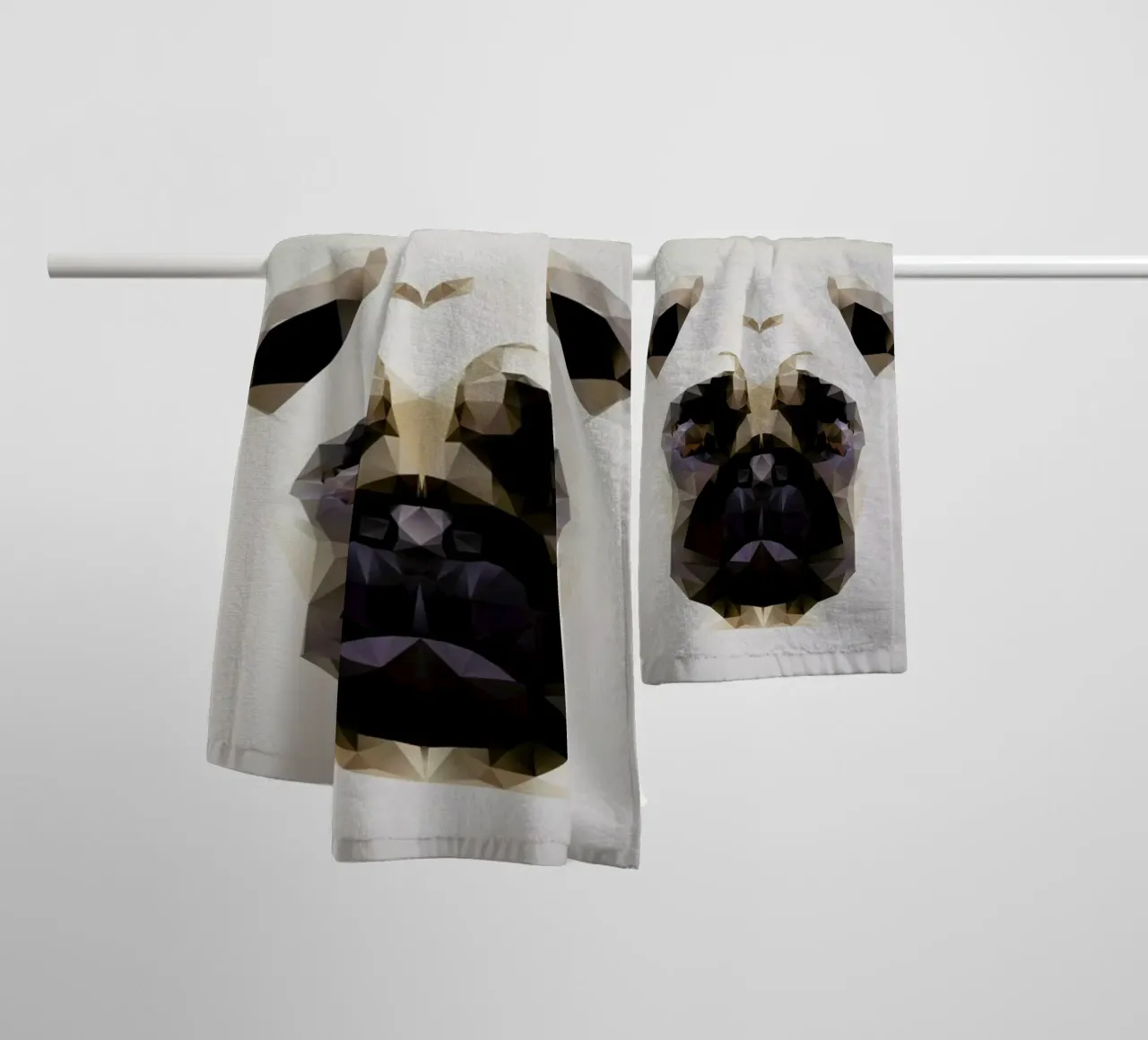 Pug 2014 asciugamano da bagno da Three Of The Possessed
