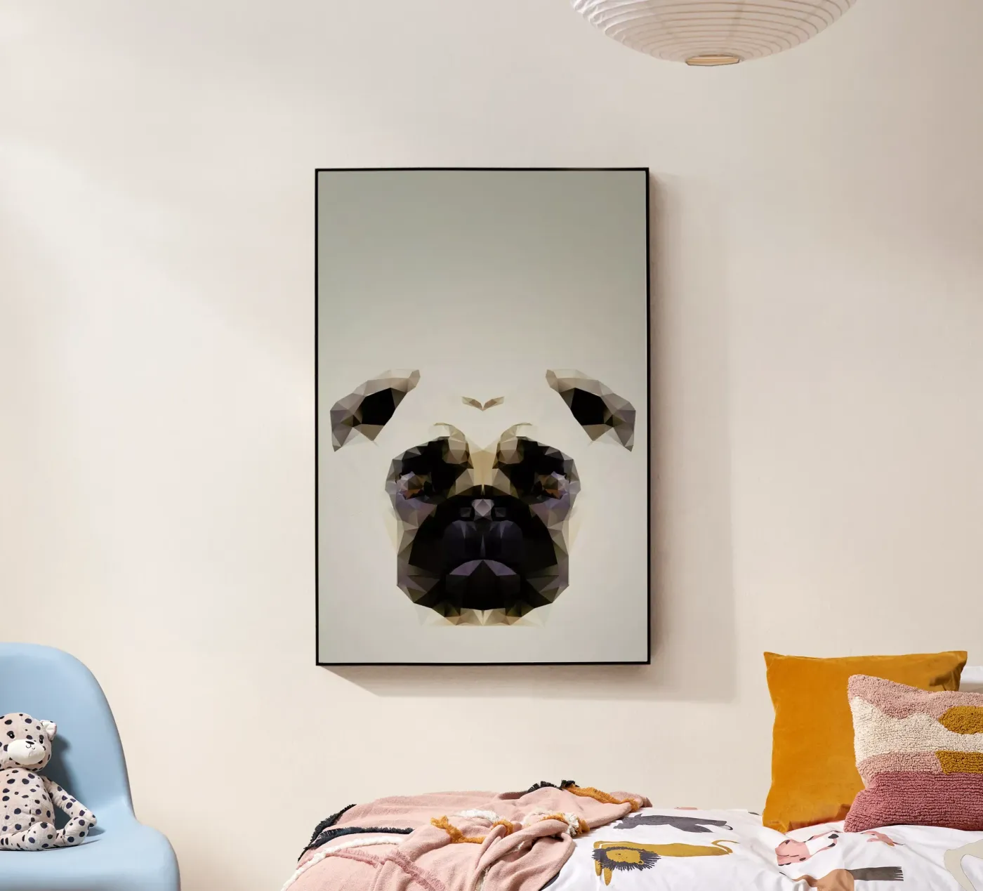 Pug 2014 Acryl-Glas von Three Of The Possessed