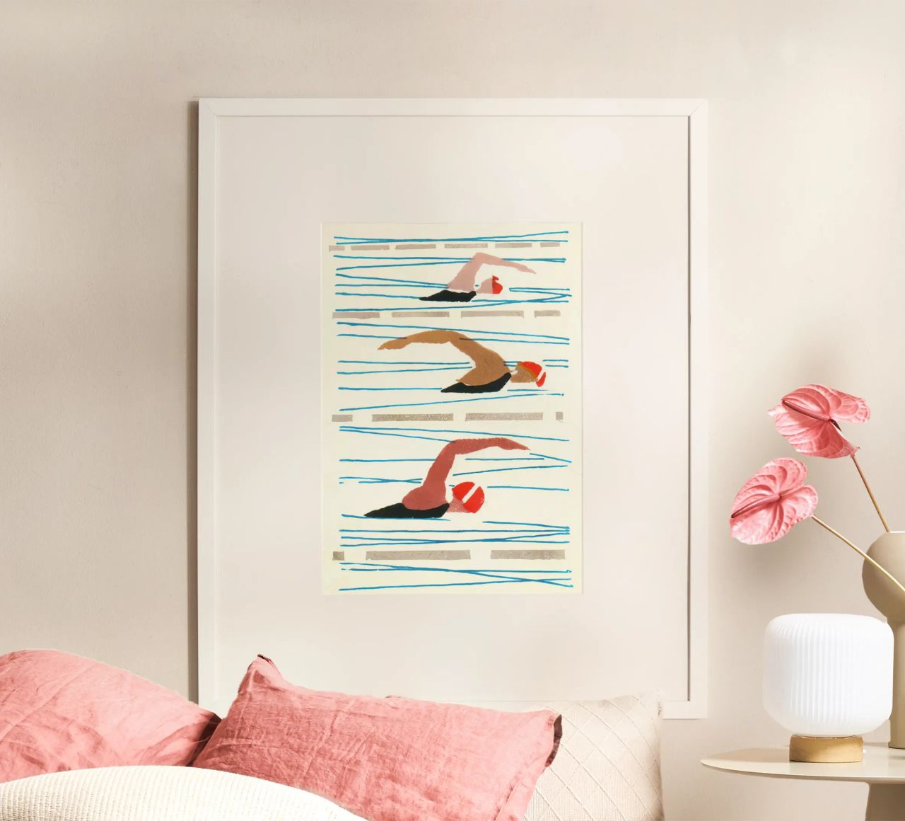 Swimming Pool poster by holmes Shop