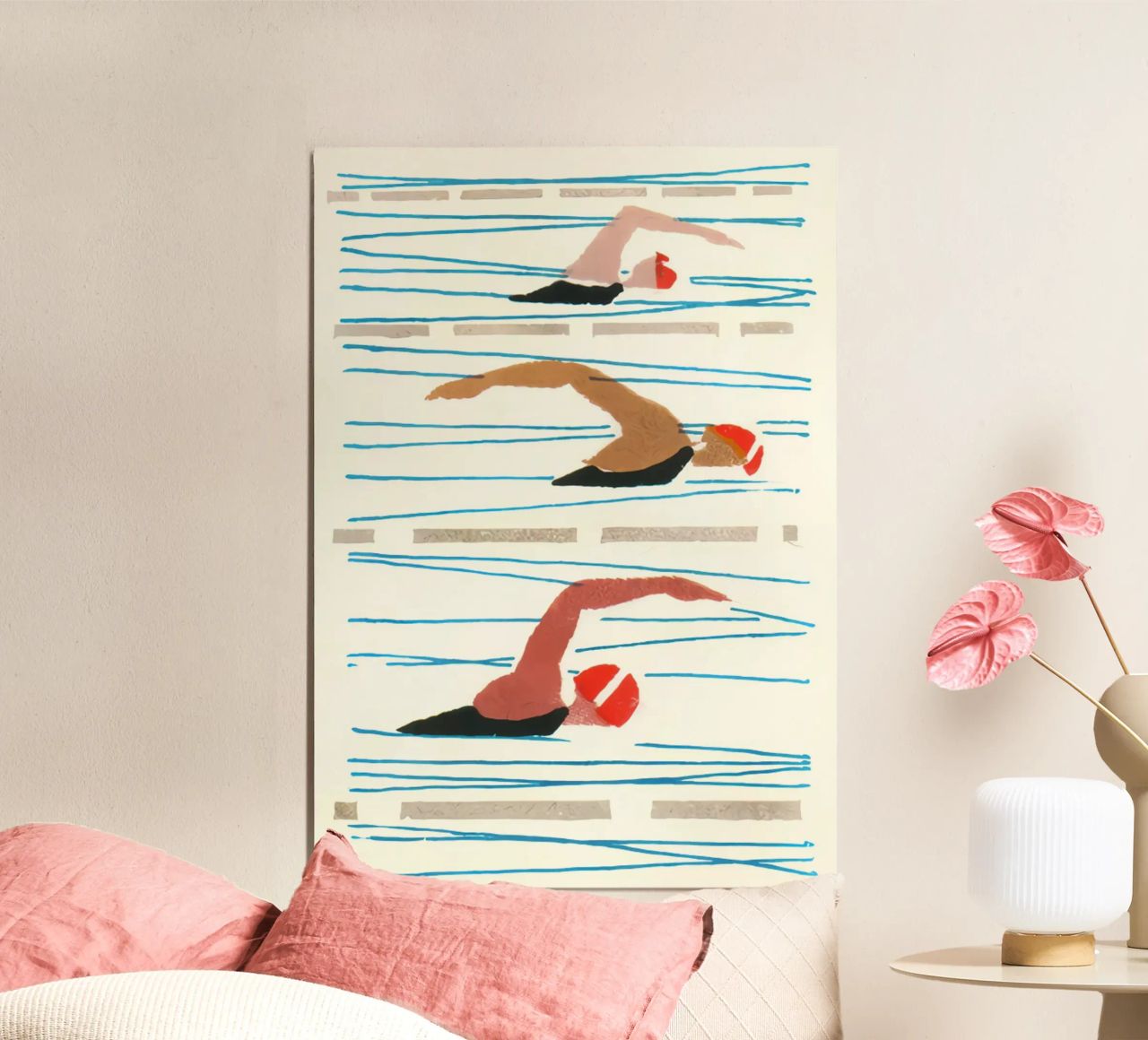 Swimming Pool poster by holmes Shop