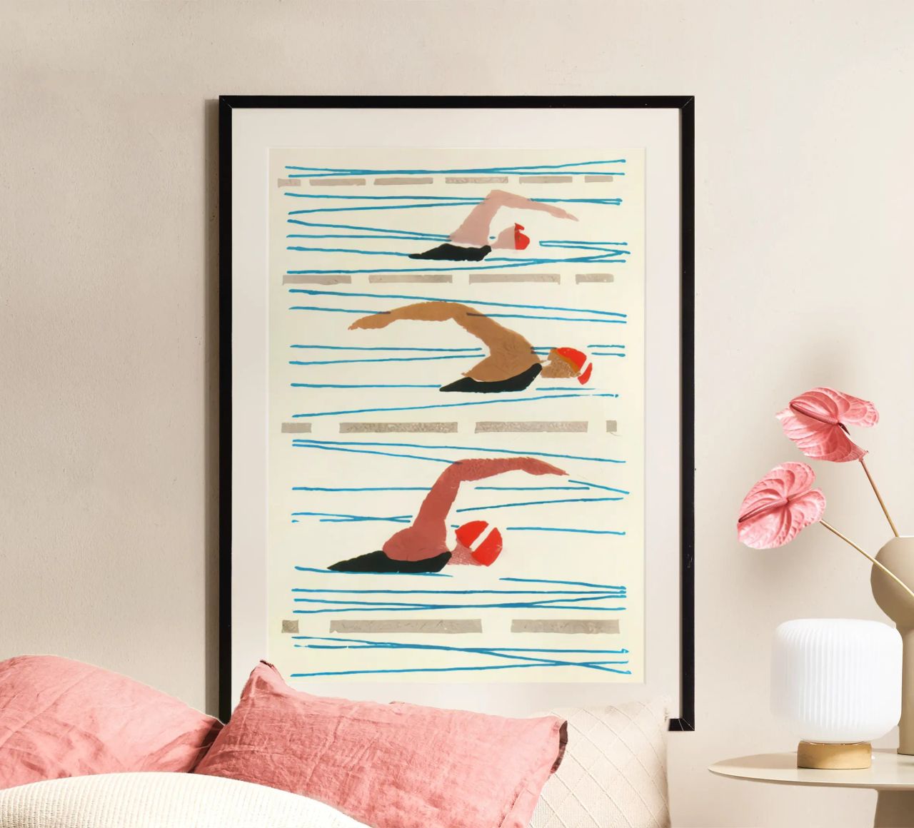 Swimming Pool poster by holmes Shop