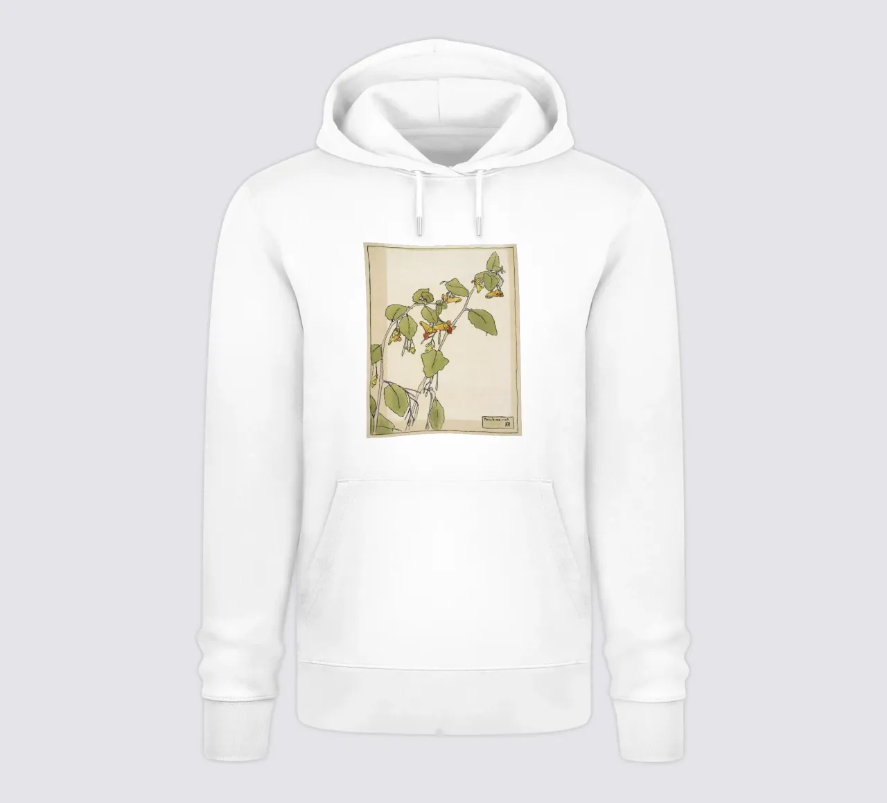 Hannah Overbeck: Touch-Me-Not - Arti e Mestieri Botanici (191 felpa con cappuccio da ClubArt