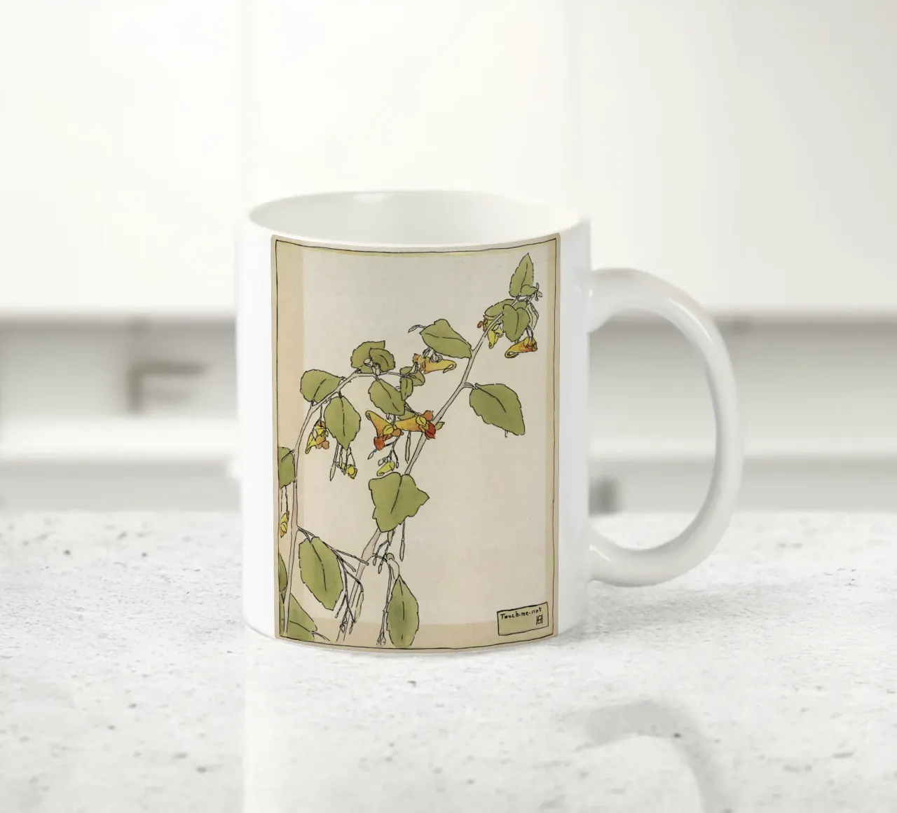Hannah Overbeck: Touch-Me-Not - Arti e Mestieri Botanici (191 tazza in ceramica da ClubArt