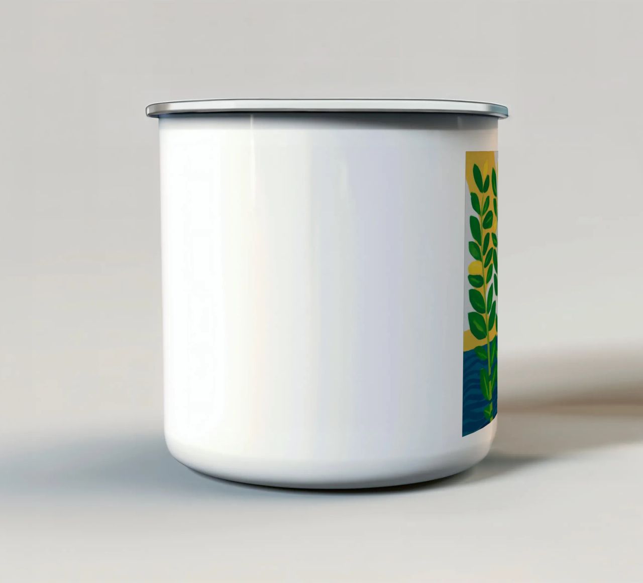 Zaffiro Lemon Grove tazza in smalto da Dawn Light