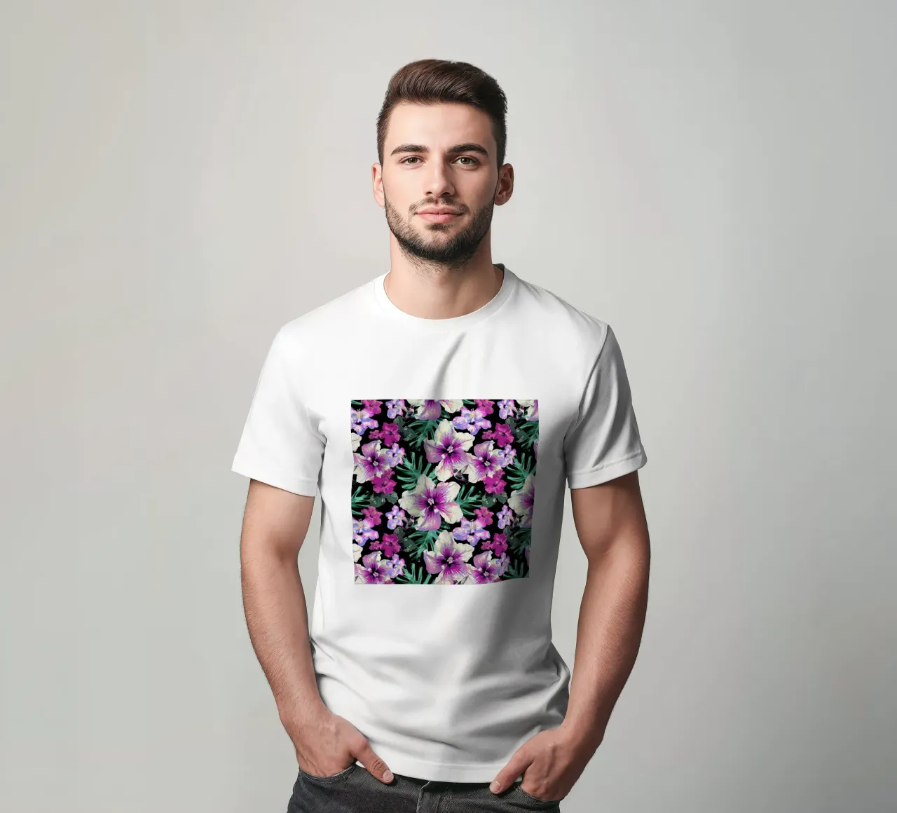 Ibisco colibrì t-shirt da Nina May Design Studio