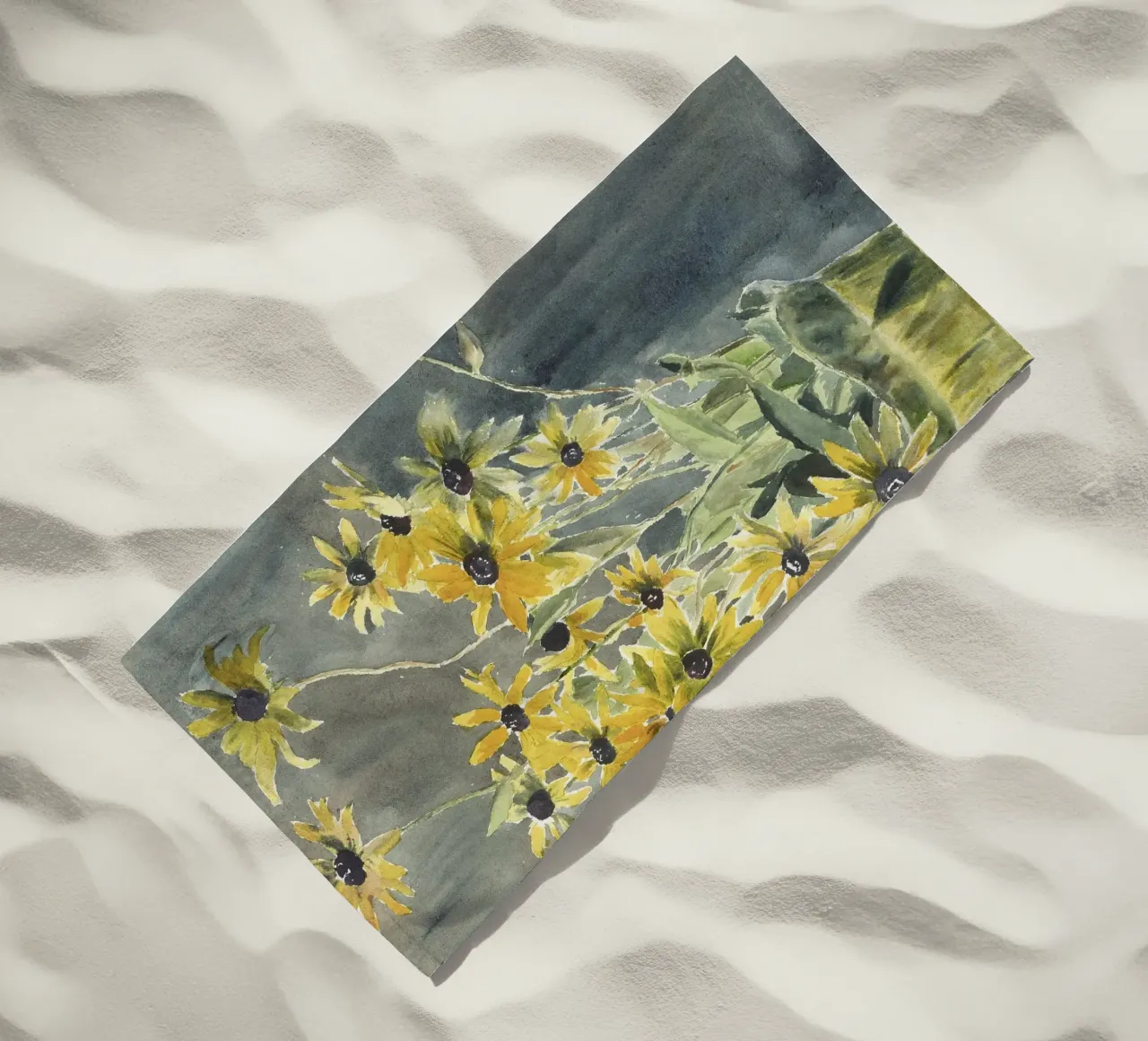 Hannah Overbeck: Vaso con susini dagli occhi neri - Arti e Mestieri F telo mare da ClubArt