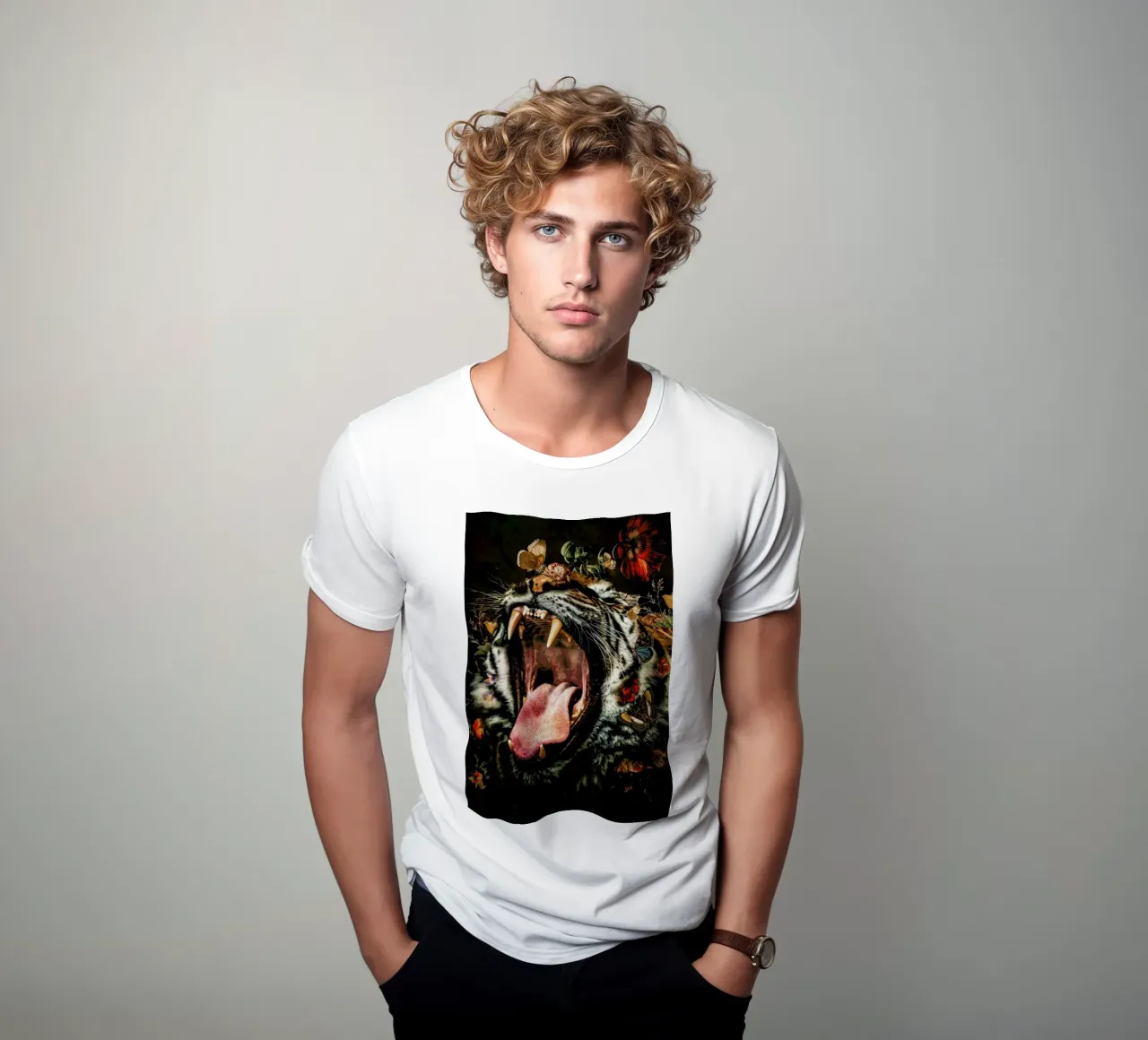 Tiger 2 t-shirt by Wouter Rikken