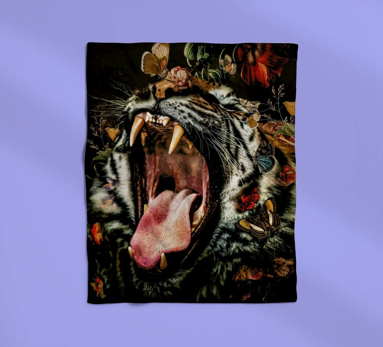 Tiger 2 Fleecedecke von Wouter Rikken