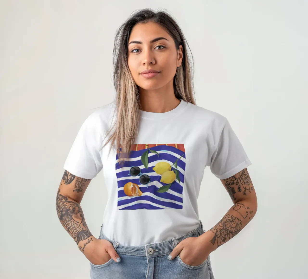 Azure Citrus Stillness t-shirt da Dawn Light