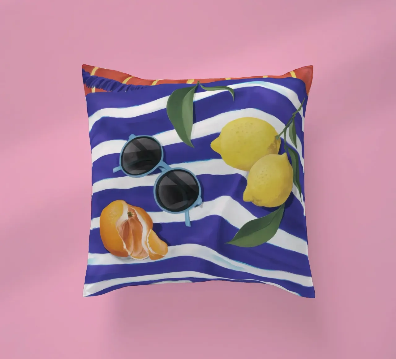 Azure Citrus Stillness cuscino da Dawn Light
