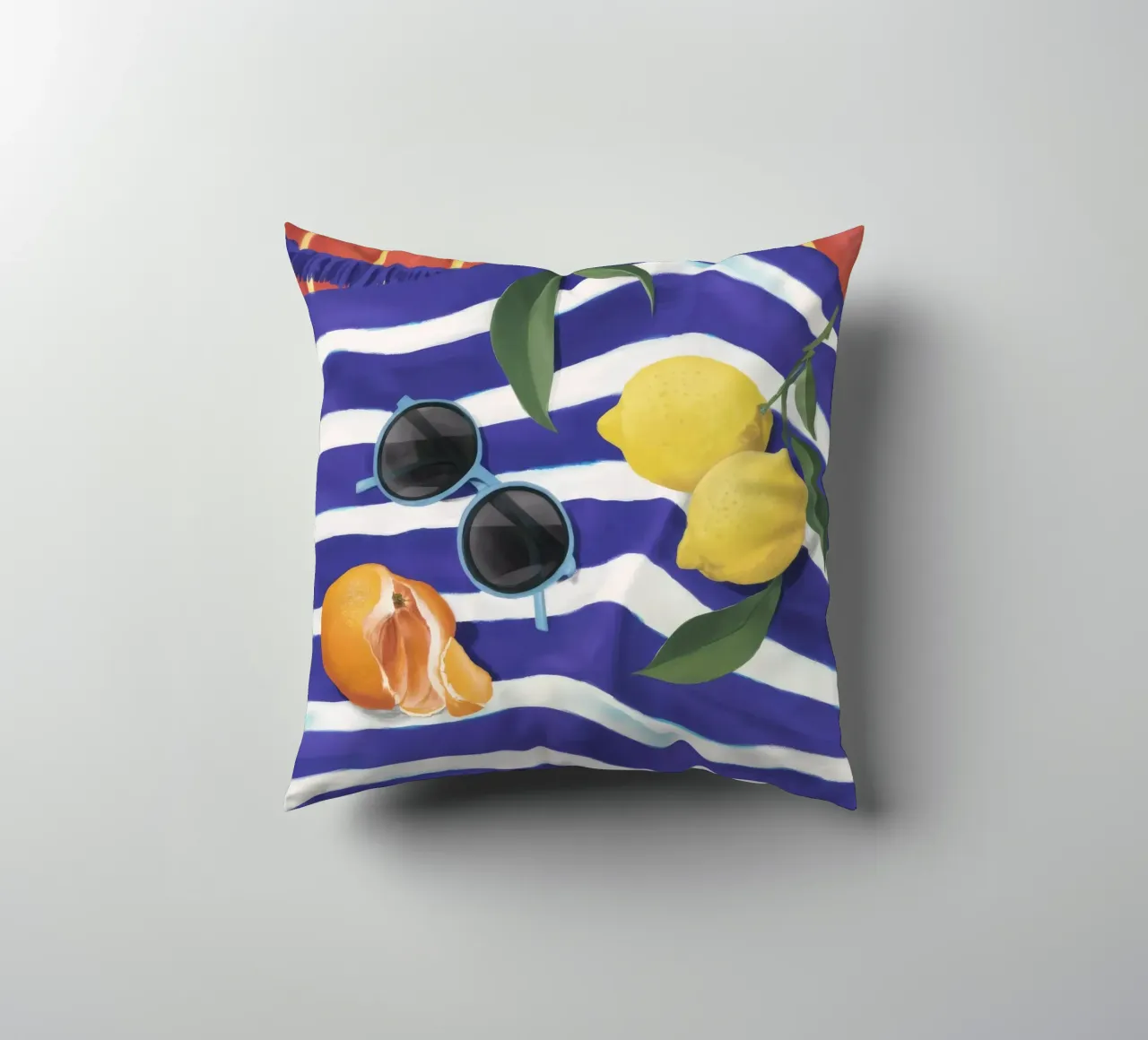 Azure Citrus Stillness cuscino da Dawn Light