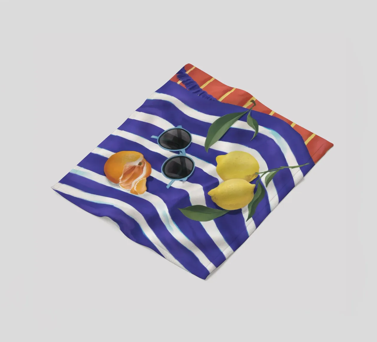 Azure Citrus Stillness coperta in pile da Dawn Light