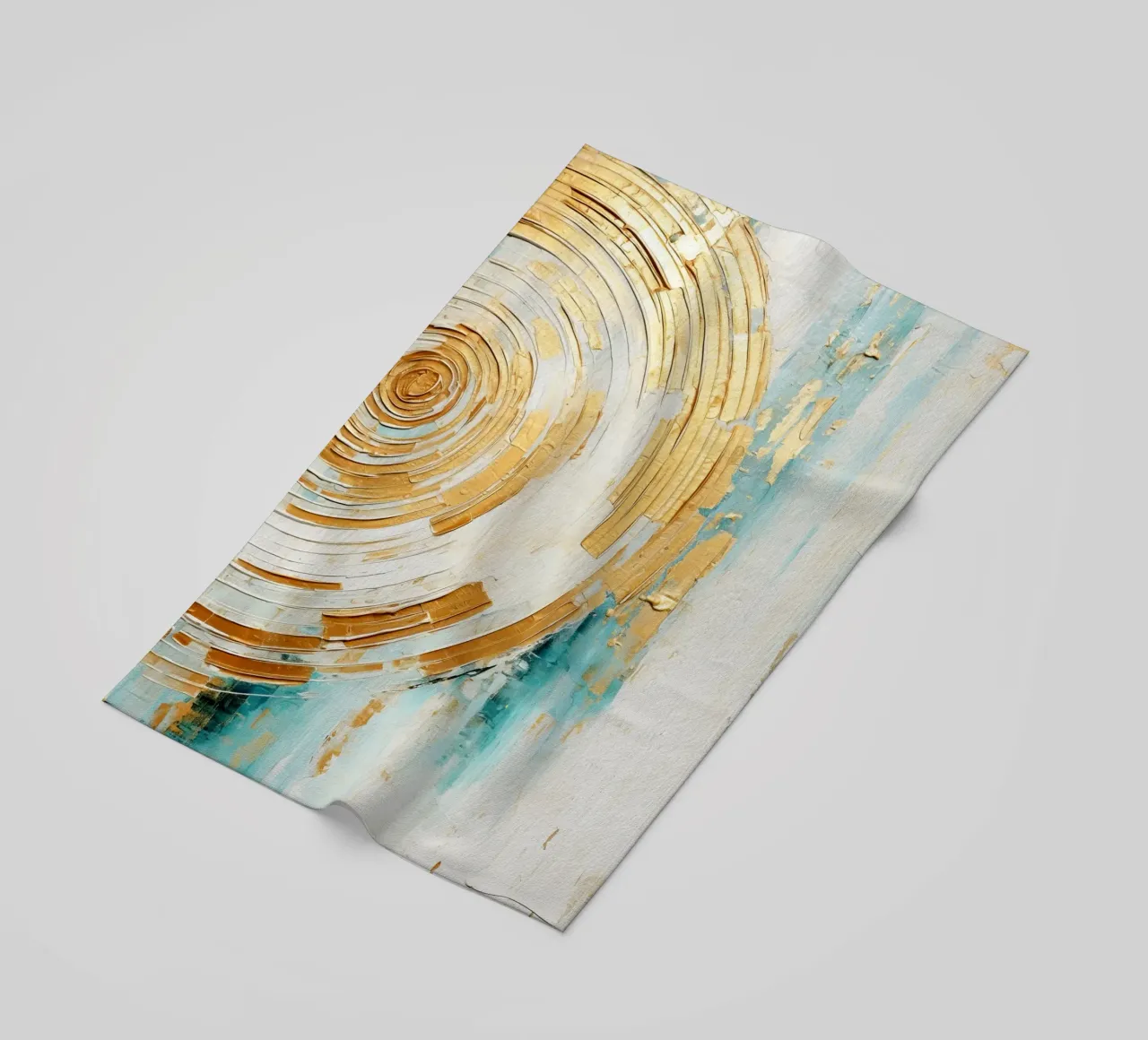 ABSTRAKTE KUNST Mattino sereno telo mare da Melanie Viola