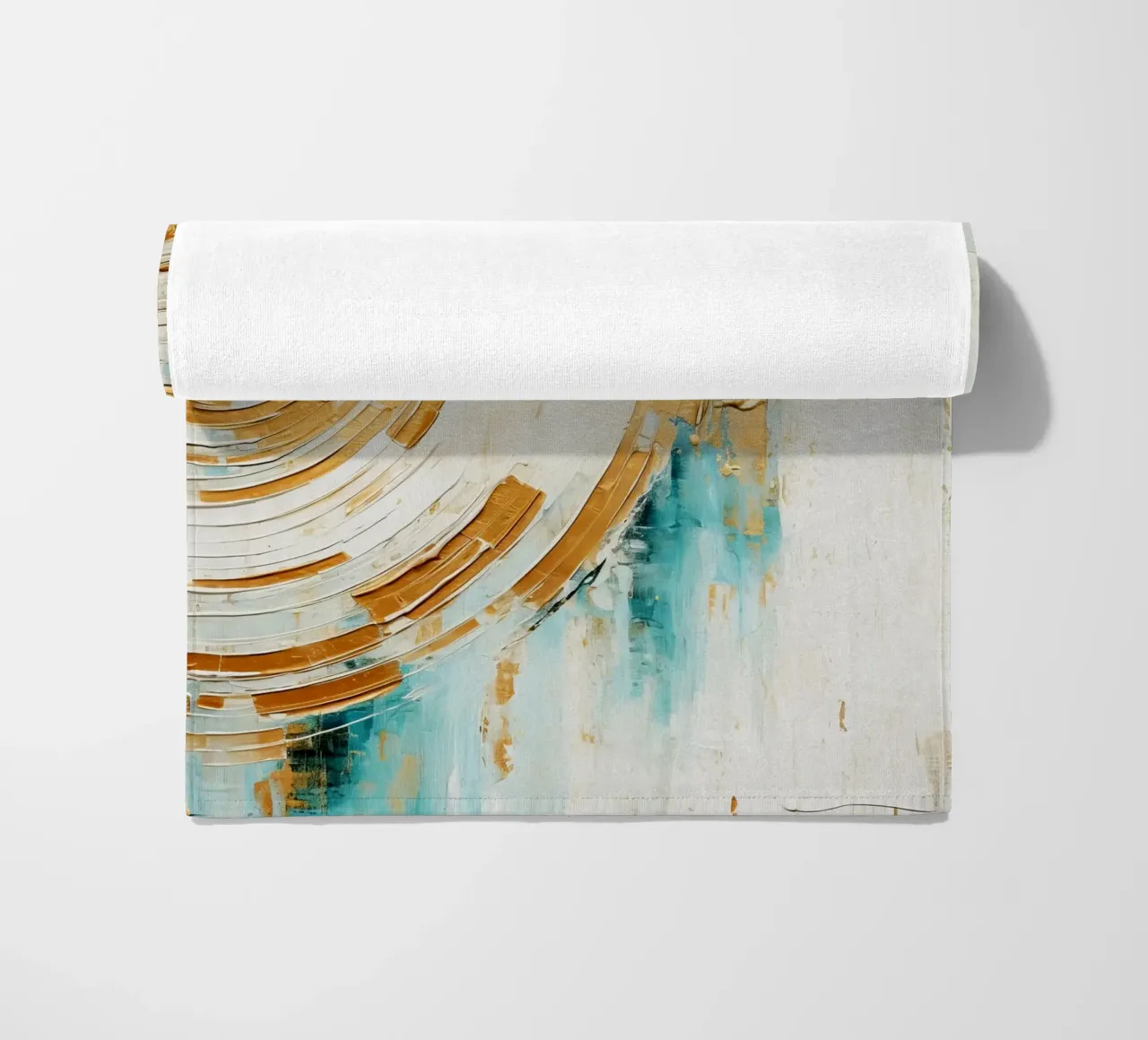 ABSTRAKTE KUNST Mattino sereno telo mare da Melanie Viola