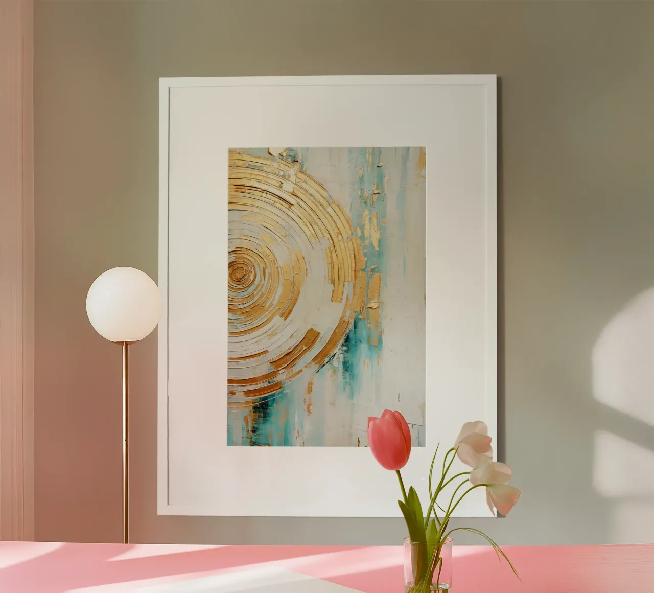ABSTRAKTE KUNST Mattino sereno carta hahnemühle da Melanie Viola