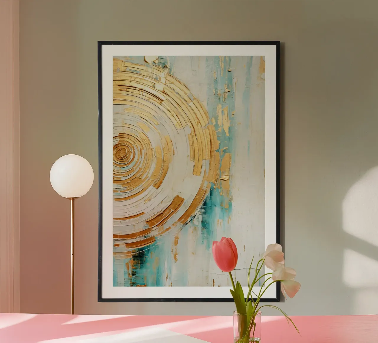 ABSTRAKTE KUNST Mattino sereno carta hahnemühle da Melanie Viola