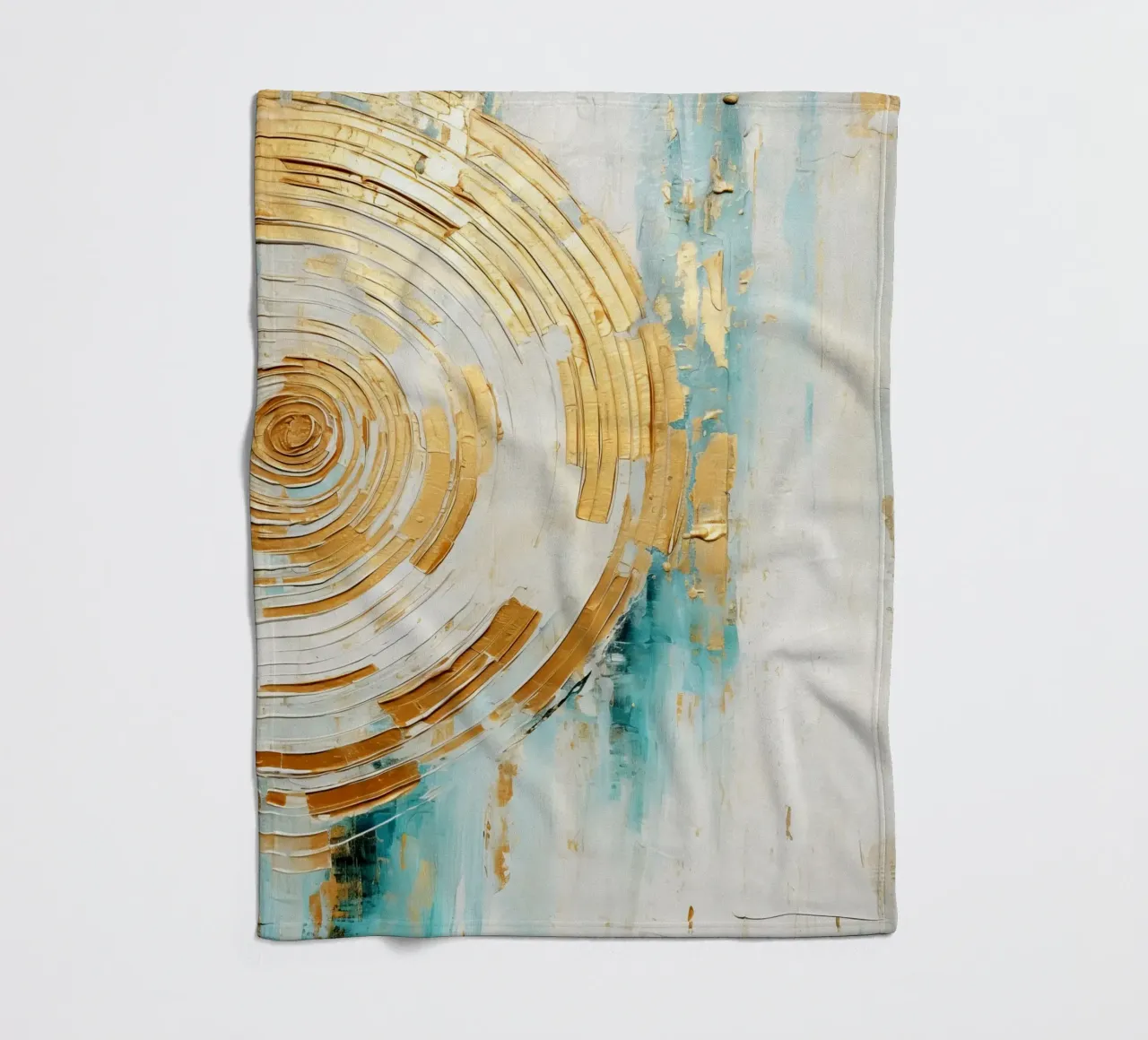 ABSTRAKTE KUNST Mattino sereno coperta in pile da Melanie Viola