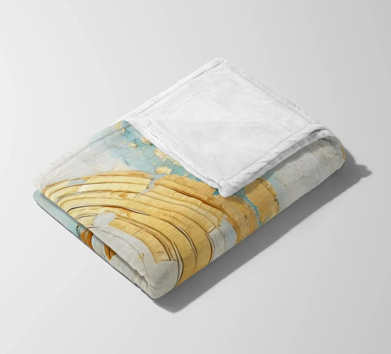 ABSTRAKTE KUNST Mattino sereno coperta in pile da Melanie Viola