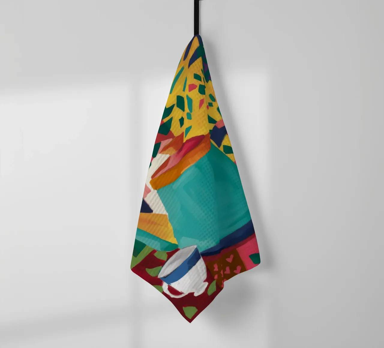 Ember Kissed Teatime tea towel by Dawn Light