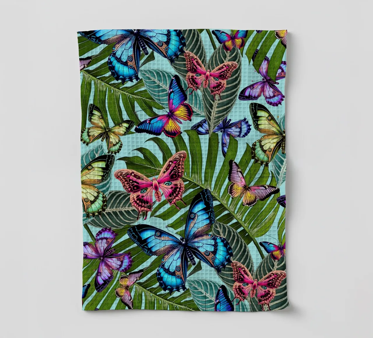 Papillon lumineux Jungle torchon de Nina May Design Studio