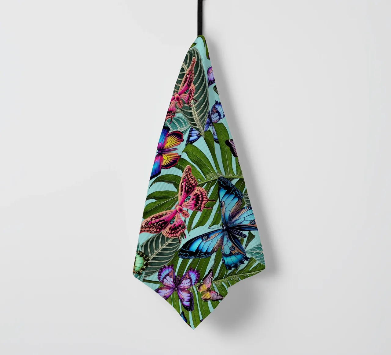 Papillon lumineux Jungle torchon de Nina May Design Studio