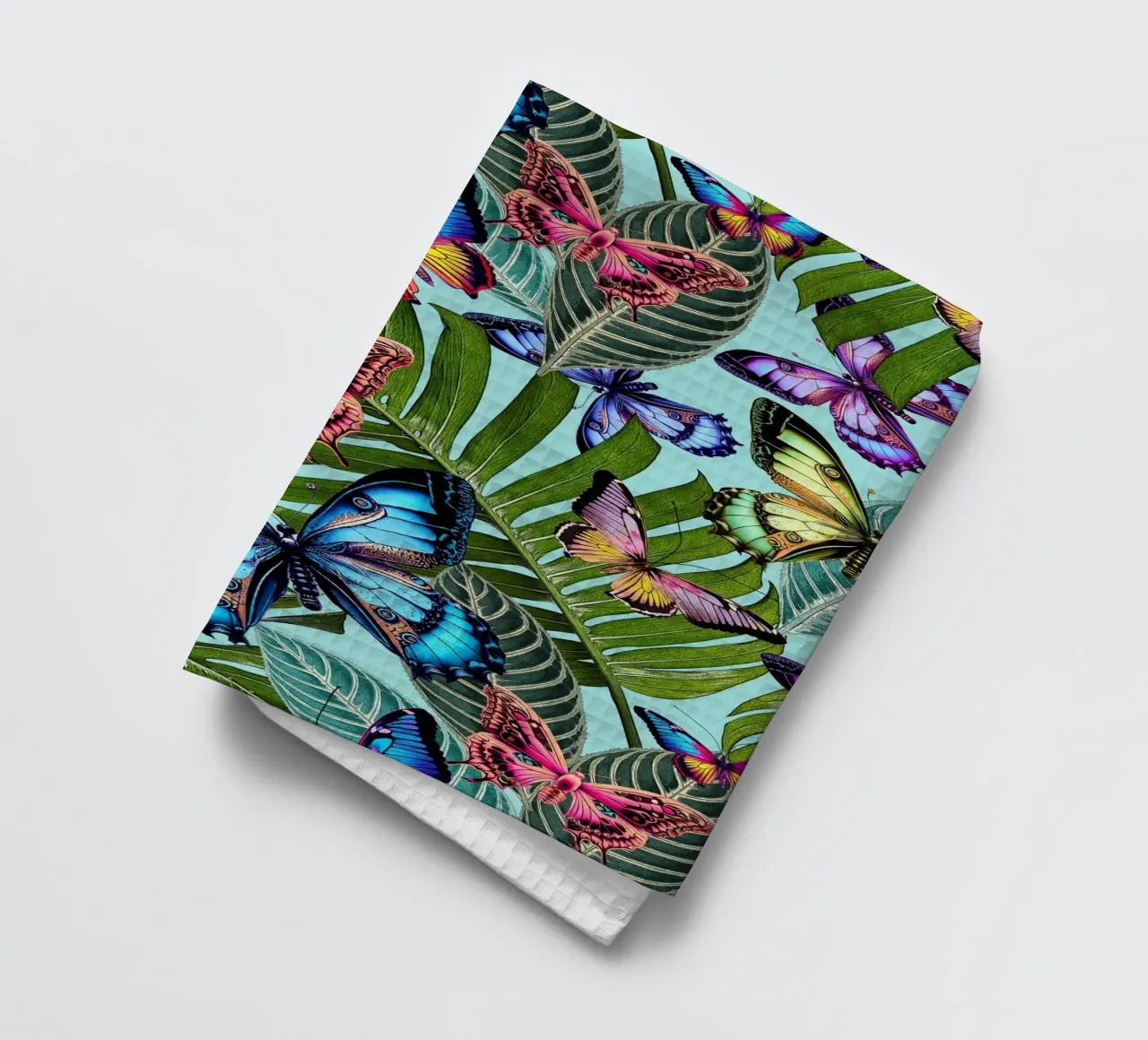 Papillon lumineux Jungle torchon de Nina May Design Studio