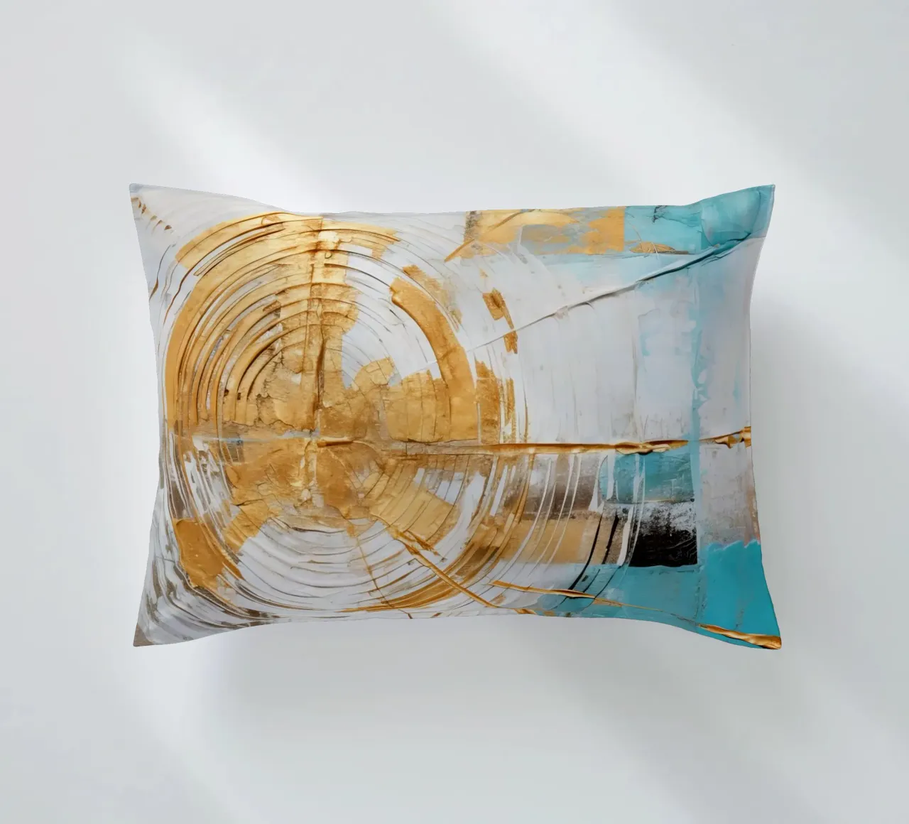 ABSTRACT ART Il calore del sole cuscino da Melanie Viola