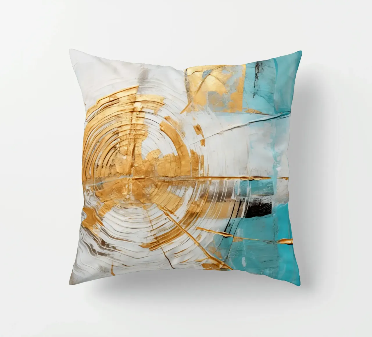 ABSTRACT ART Il calore del sole cuscino da Melanie Viola