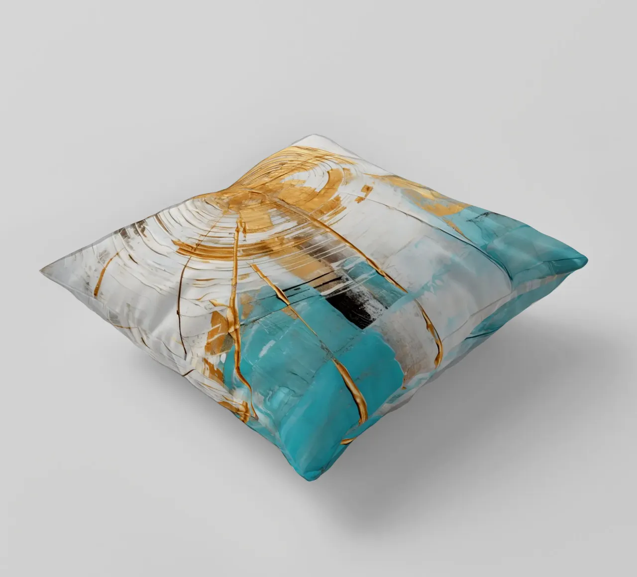ABSTRACT ART Il calore del sole cuscino da Melanie Viola