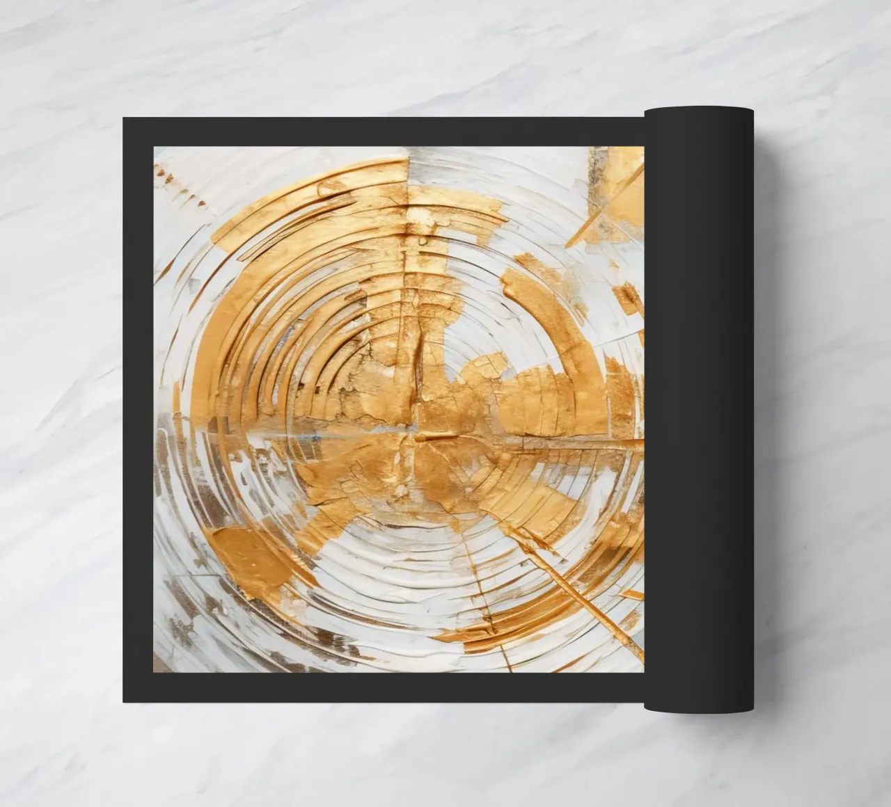 ABSTRACT ART Il calore del sole zerbino da Melanie Viola
