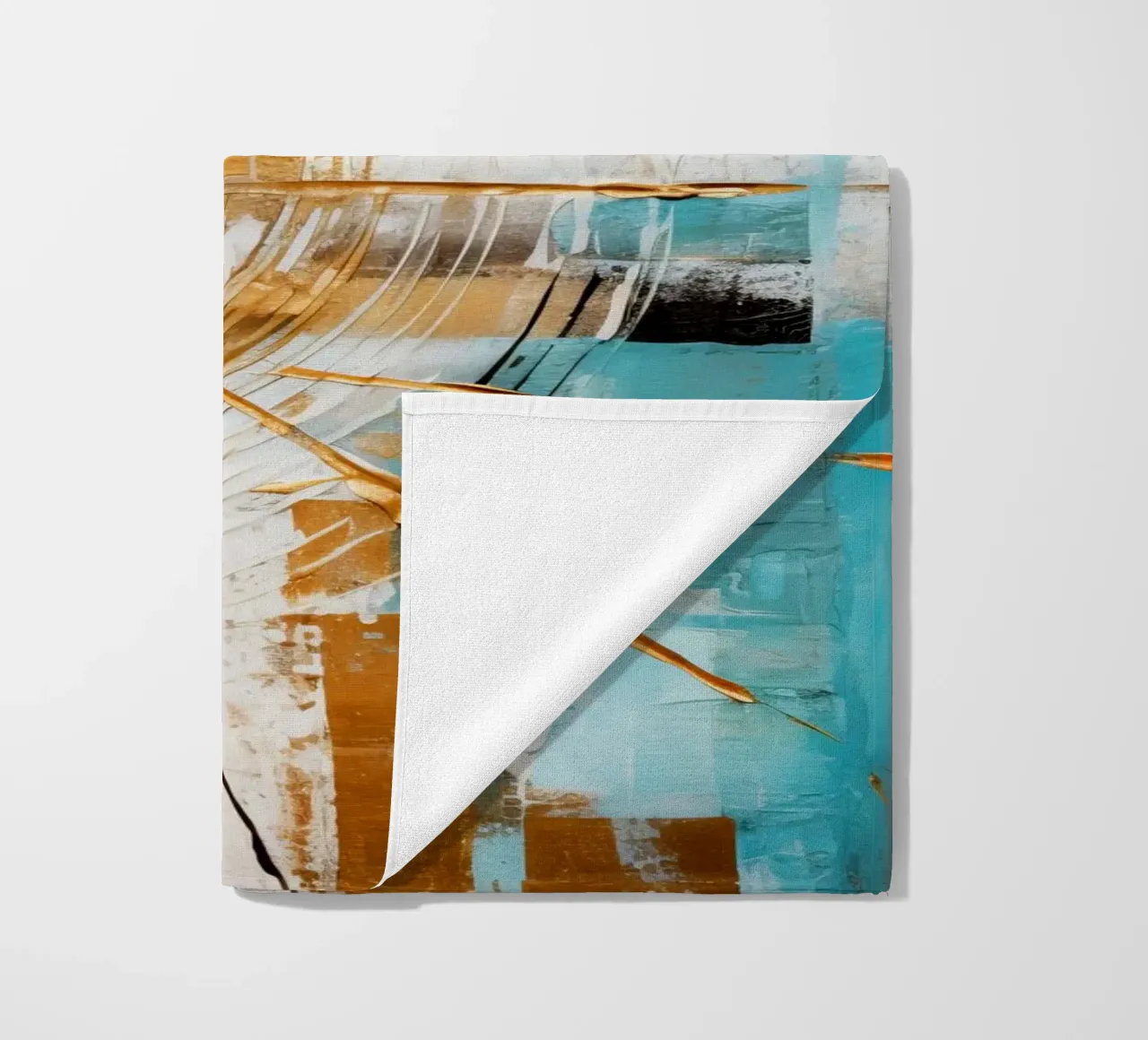 ABSTRACT ART Il calore del sole telo mare da Melanie Viola