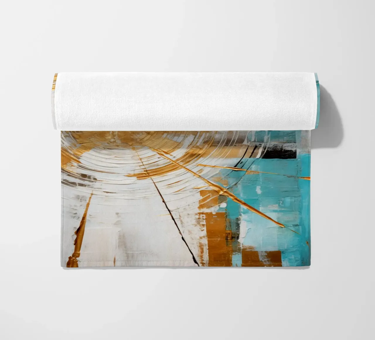 ABSTRACT ART Il calore del sole telo mare da Melanie Viola