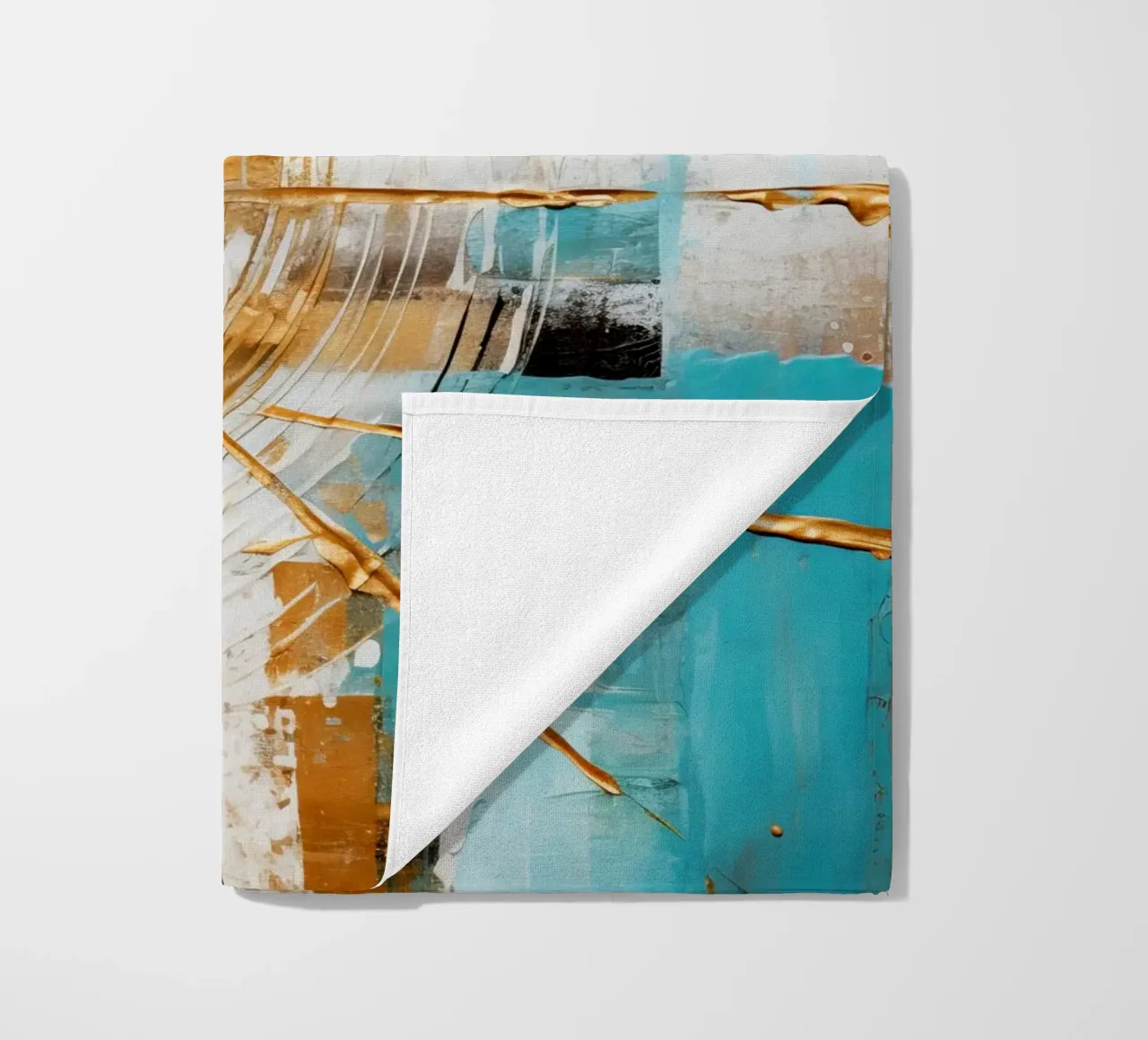 ABSTRACT ART Il calore del sole telo mare da Melanie Viola