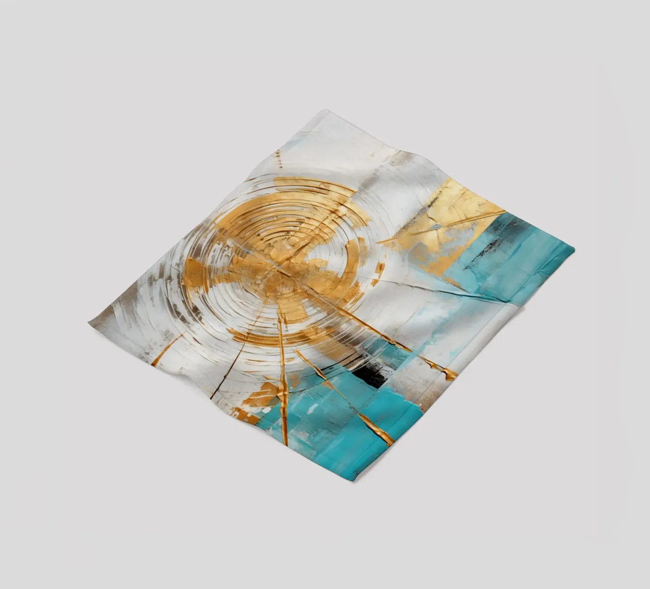 ABSTRACT ART Il calore del sole coperta in pile da Melanie Viola
