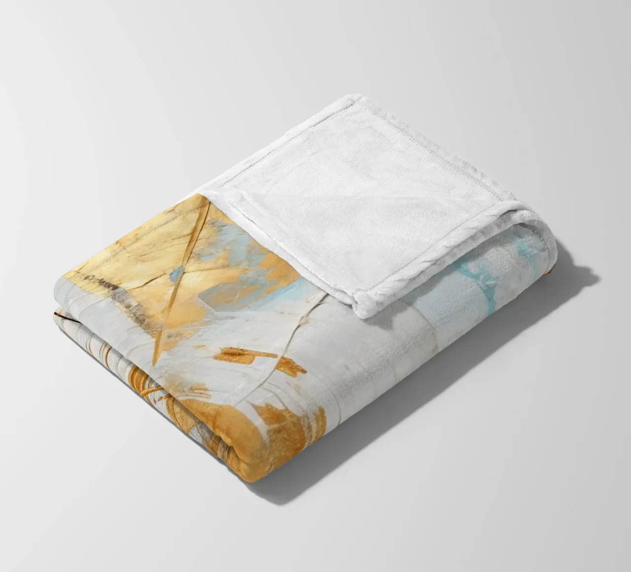 ABSTRACT ART Il calore del sole coperta in pile da Melanie Viola