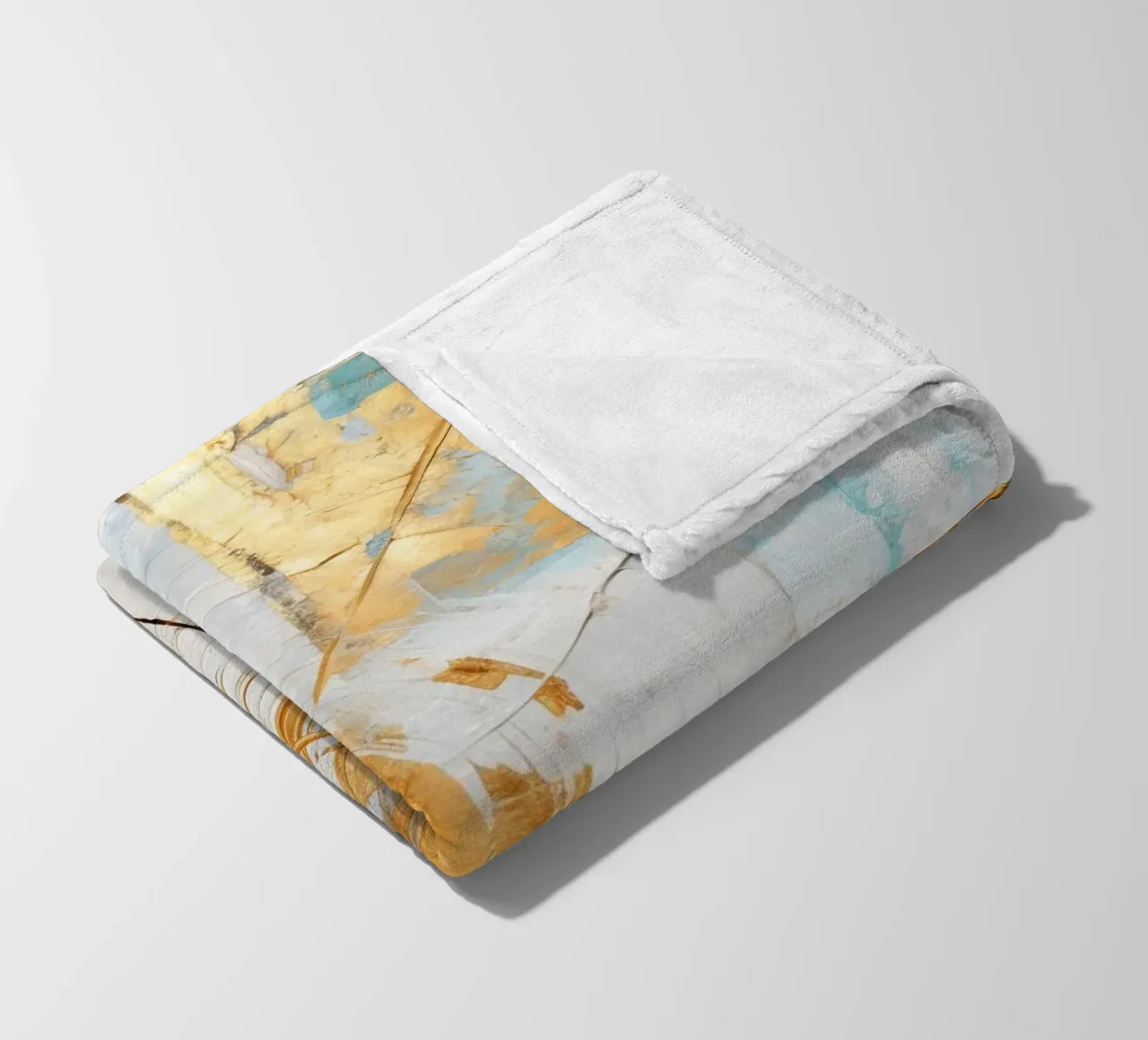 ABSTRACT ART Il calore del sole coperta in pile da Melanie Viola