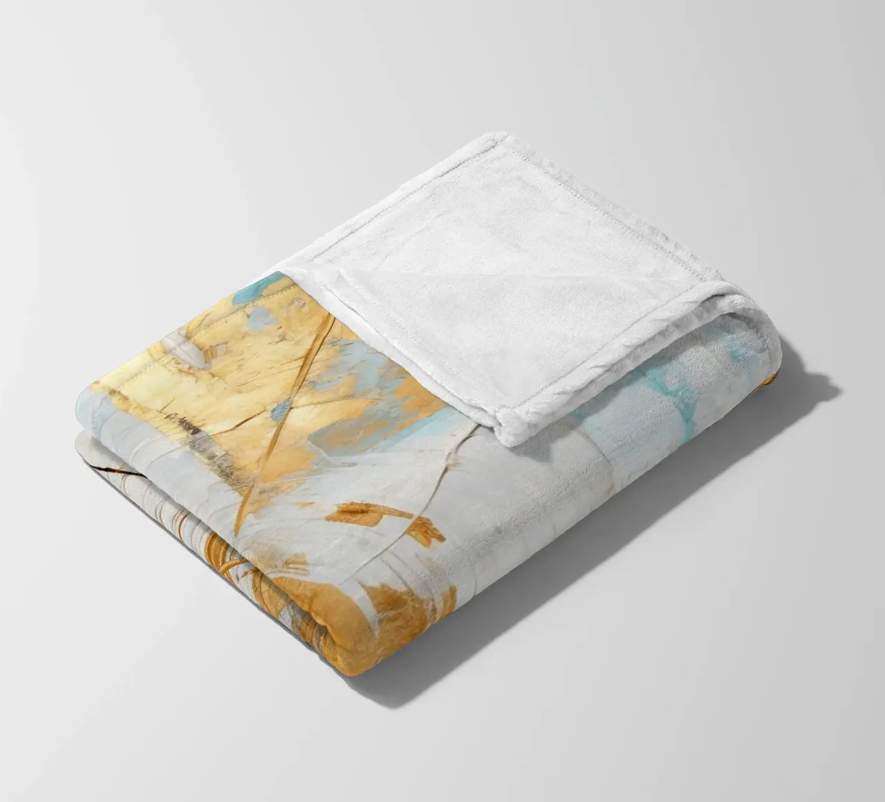 ABSTRACT ART Il calore del sole coperta in pile da Melanie Viola