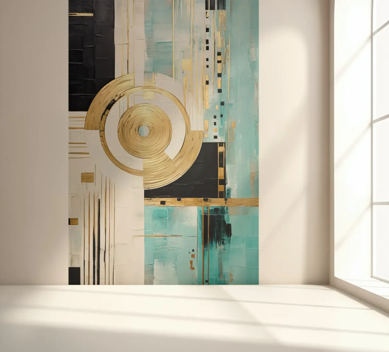 ABSTRACT ART Powerful movement photo wallpaper by Melanie Viola