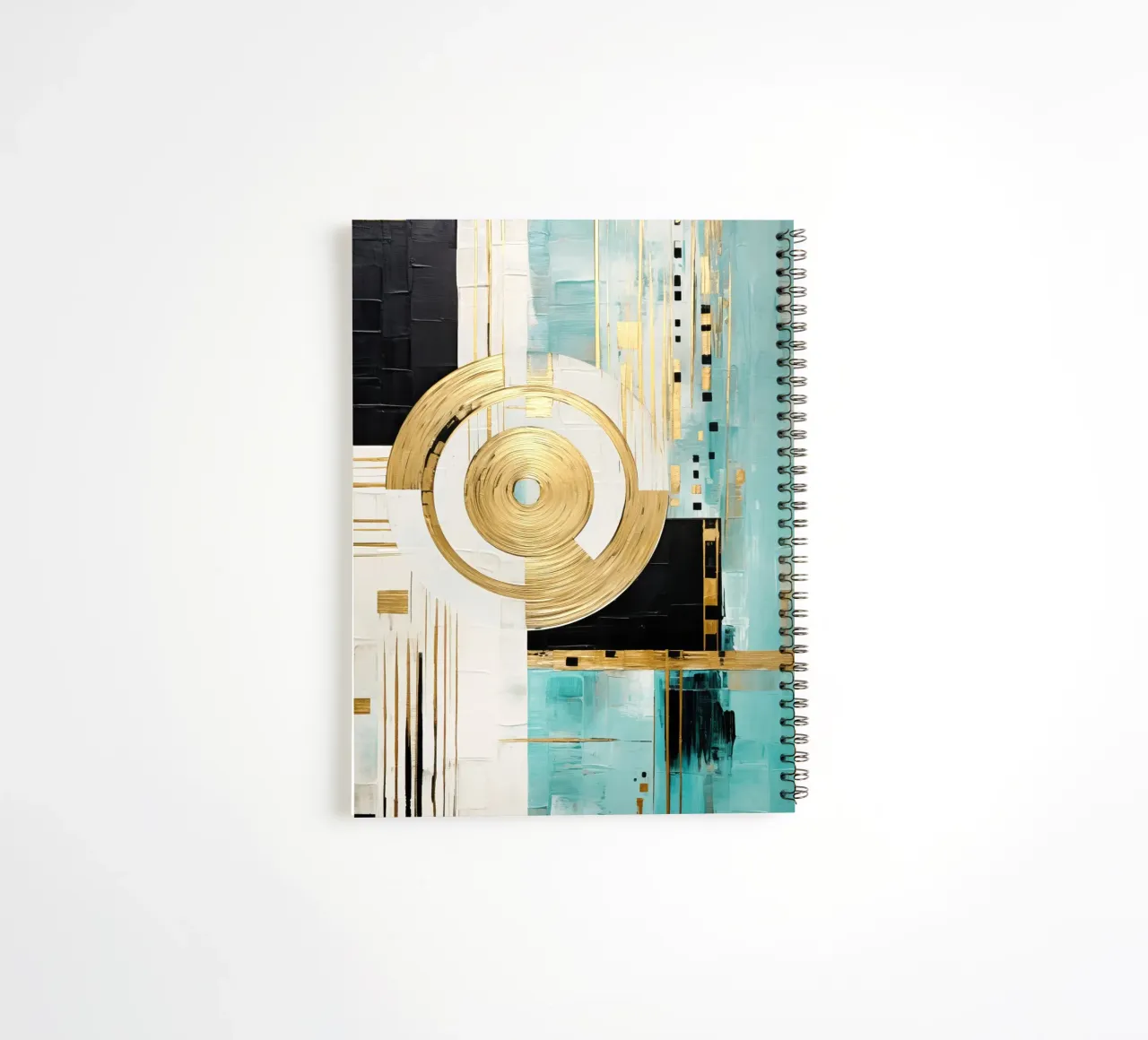 L'ART ABSTRACTUEL Un mouvement puissant carnet à spirale de Melanie Viola
