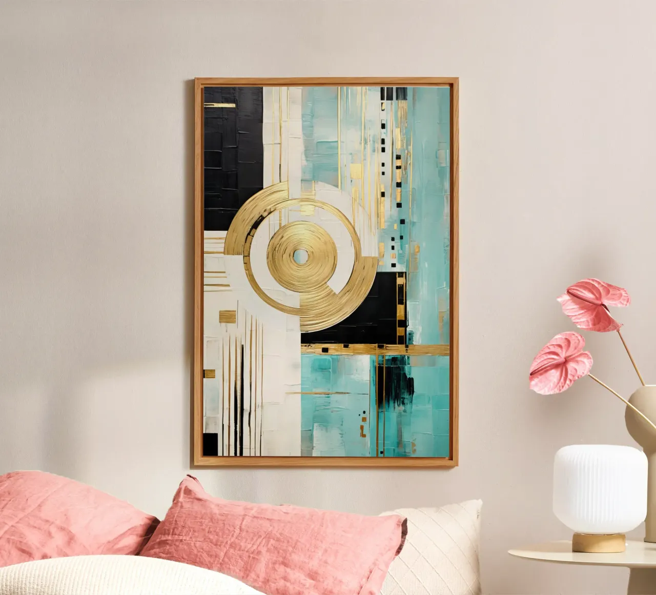 ABSTRACT KUNST Krachtige beweging forex-plaat van Melanie Viola