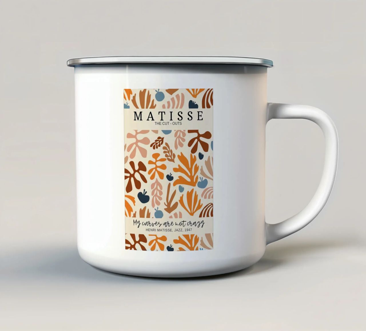 ritagli di immagini di coralli e alghe tazza in smalto da uklik sell