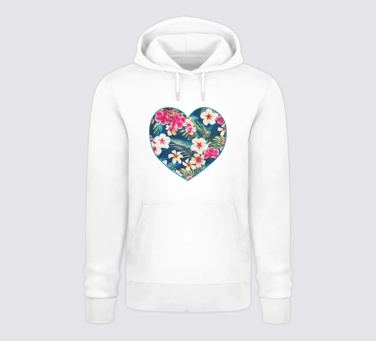 Cuore Aloha felpa con cappuccio da Nina May Design Studio