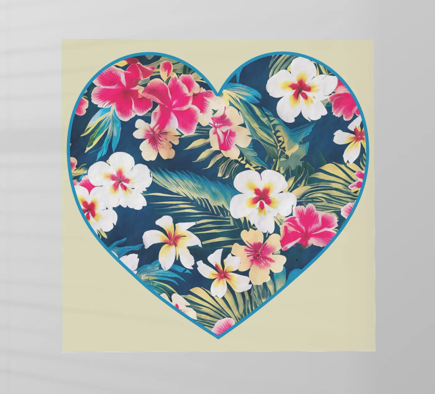 Cuore Aloha pellicola backlit da Nina May Design Studio