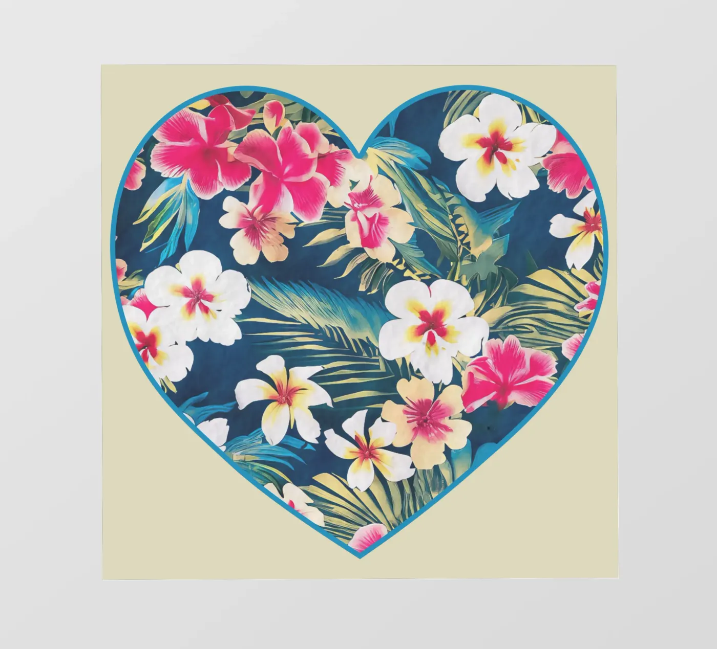 Cuore Aloha pellicola backlit da Nina May Design Studio