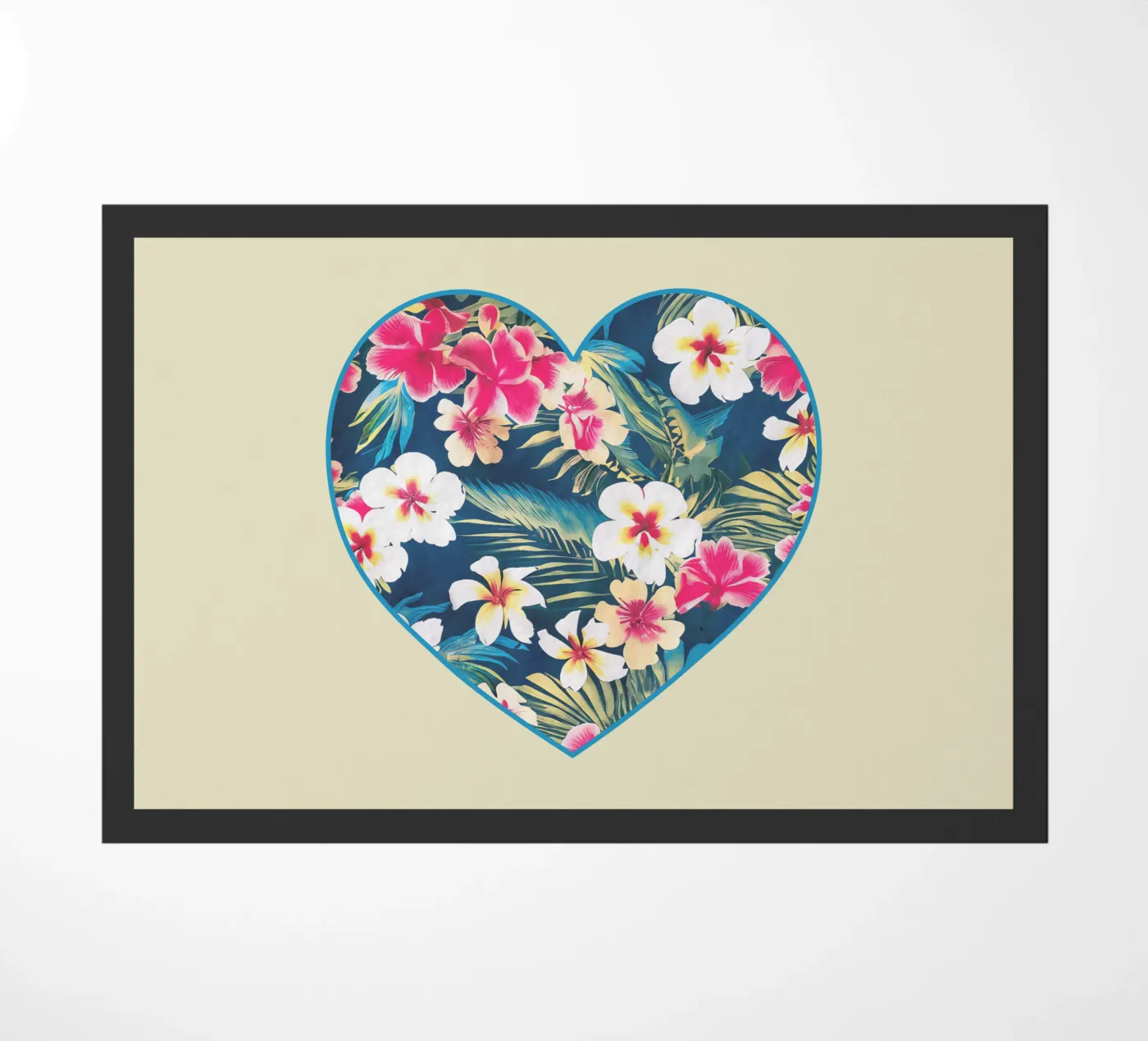 Aloha Herz Fußmatte von Nina May Design Studio